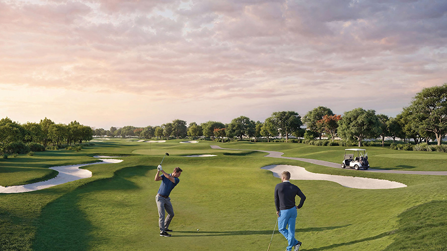 Championship golf course at Sobha City Abu Dhabi